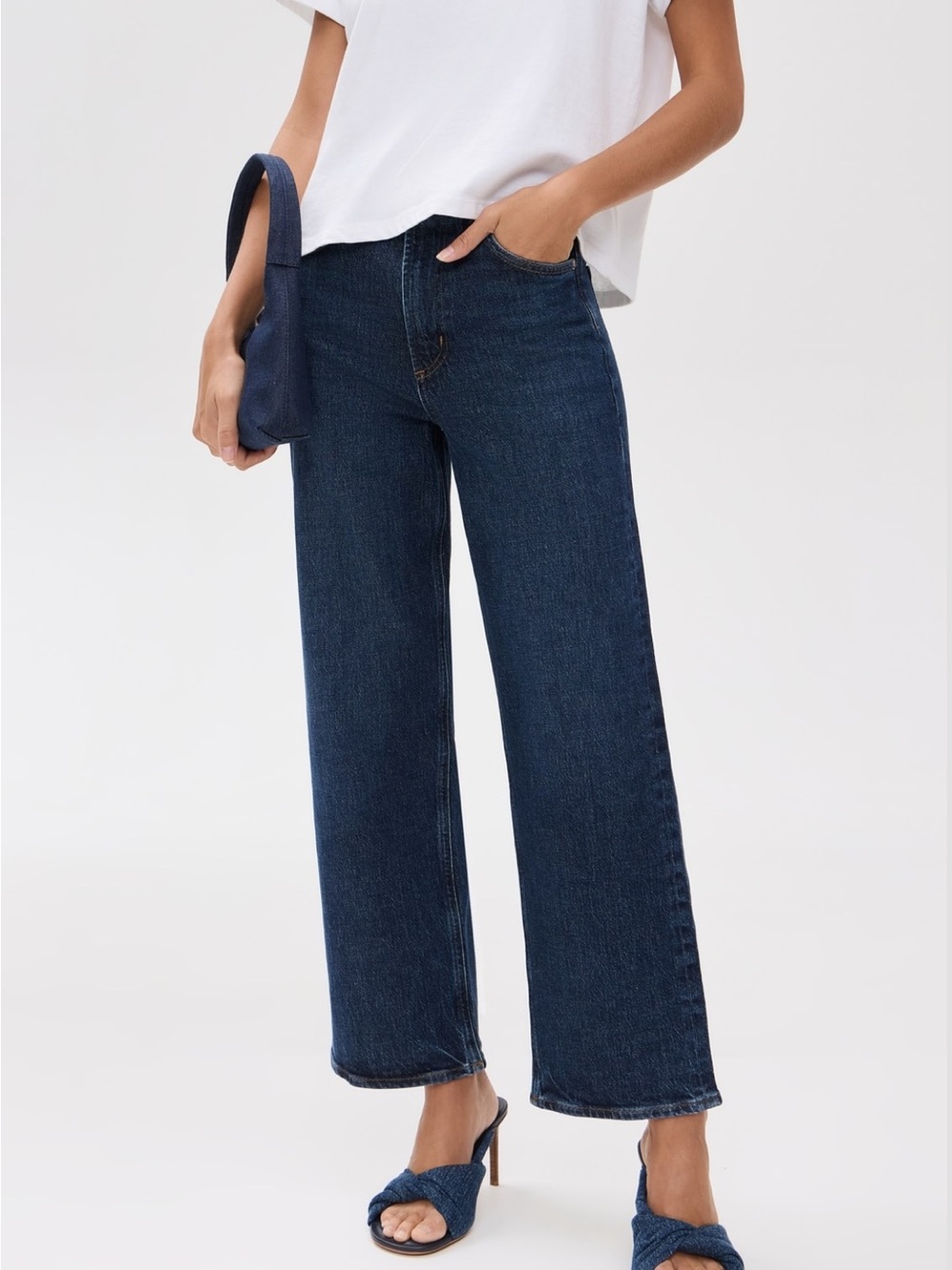 Agolde High Rise Wide Leg Jean